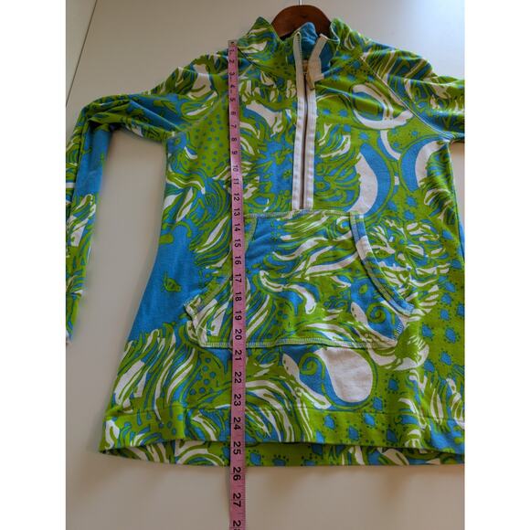 Lilly Pulitzer Skipper Popover Sweatshirt Floral Roar of the Jungle Size XS - Picture 12 of 12